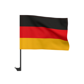 Deutschlandfahne 3 er Set Autoflaggen