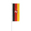 Fahne im Hochformat für Ausleger, Niedersachsen