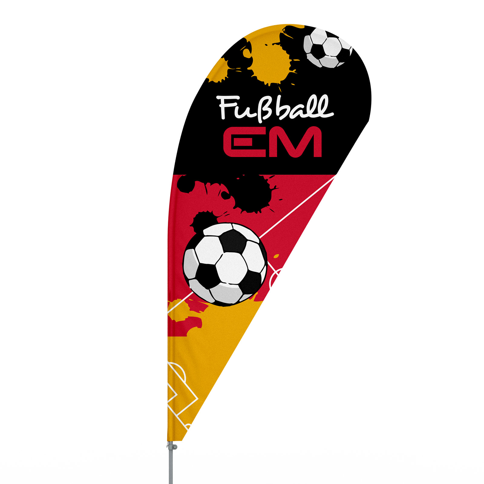 Bowflag® Tropfen - Fussball EM