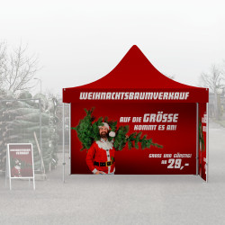 Zelt Weihnachtsbaumverkauf