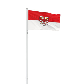Brandenburg Flagge Querformatfahne mit Kordel