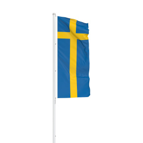 Schweden Flagge Hochformat