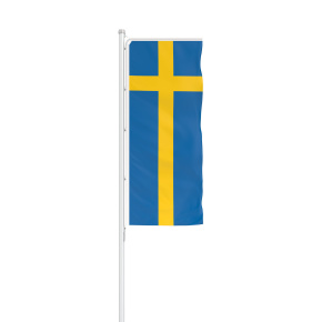 Schweden Flagge Hochformat mit Presenter Basic
