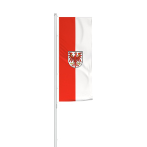 Brandenburg Flagge Hochformat mit Presenter Basic