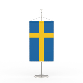 Schweden Flagge Tischbanner