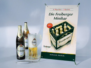 X-Display T Freiberger Pils Werbung
